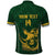 South Africa Rugby Custom Polo Shirt Springboks Kente Rhino Symbol - Wonder Print Shop