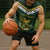 South Africa Rugby Custom Sleeveless Hoodie Springboks Kente Rhino Symbol - Wonder Print Shop