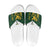 South Africa Rugby Custom Slide Sandals Springboks Kente Rhino Symbol - Wonder Print Shop