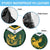 South Africa Rugby Custom Spare Tire Cover Springboks Kente Rhino Symbol - Wonder Print Shop