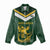 South Africa Rugby Custom Women Casual Shirt Springboks Kente Rhino Symbol - Wonder Print Shop