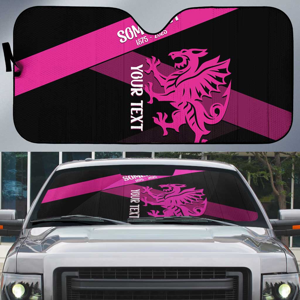 Custom Somerset Cricket Auto Sun Shade 150 Years of Anniversary - Wonder Print Shop
