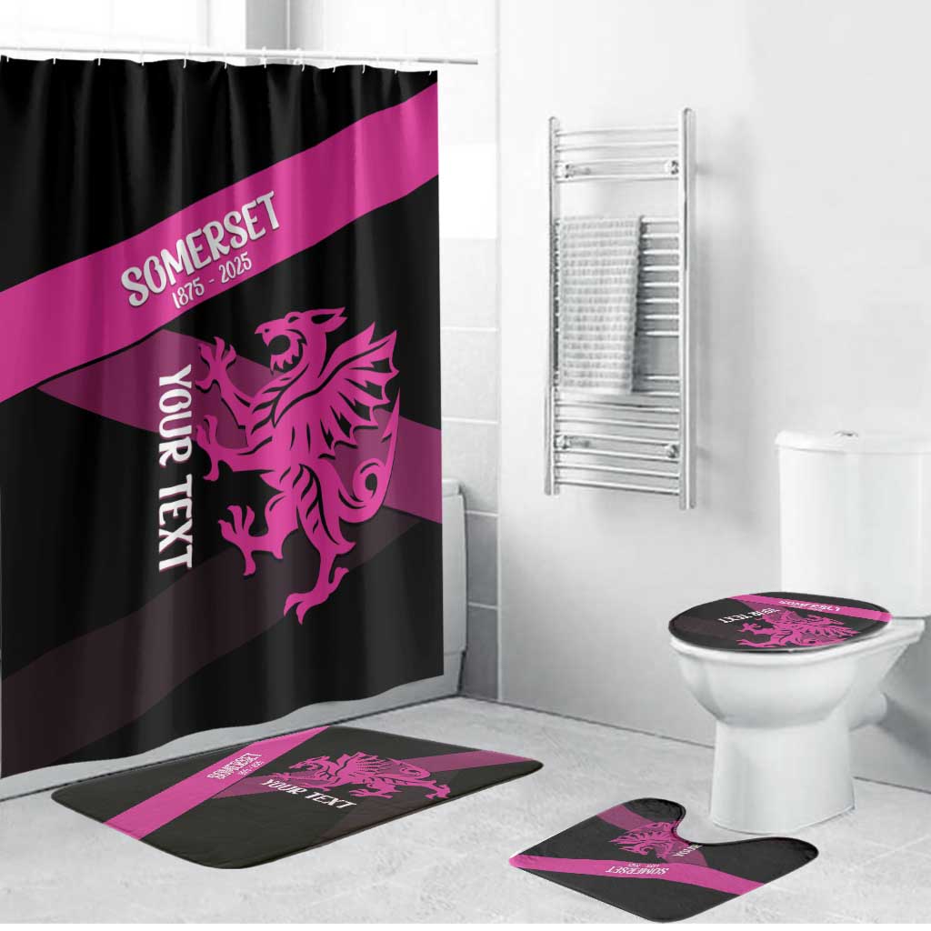 Custom Somerset Cricket Bathroom Set 150 Years of Anniversary - Wonder Print Shop