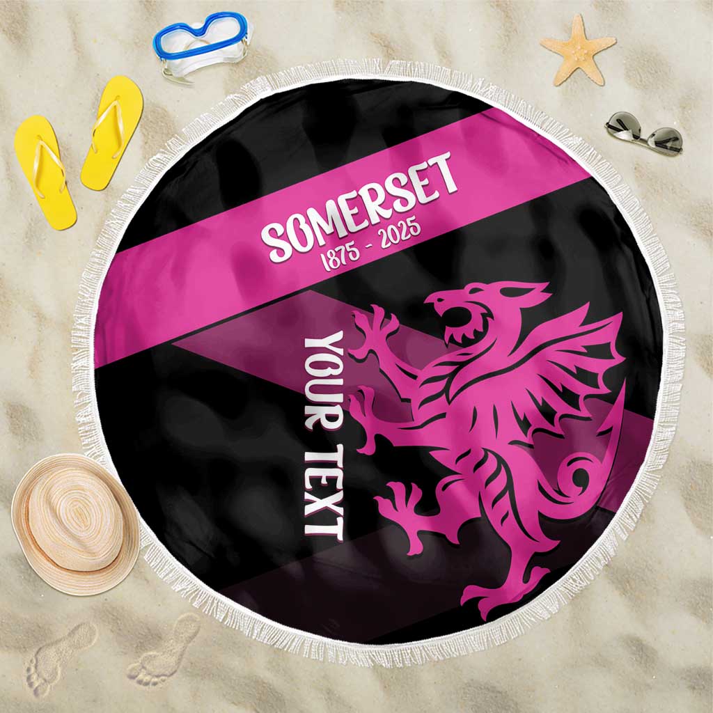 Custom Somerset Cricket Beach Blanket 150 Years of Anniversary - Wonder Print Shop