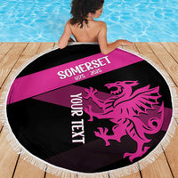 Custom Somerset Cricket Beach Blanket 150 Years of Anniversary - Wonder Print Shop