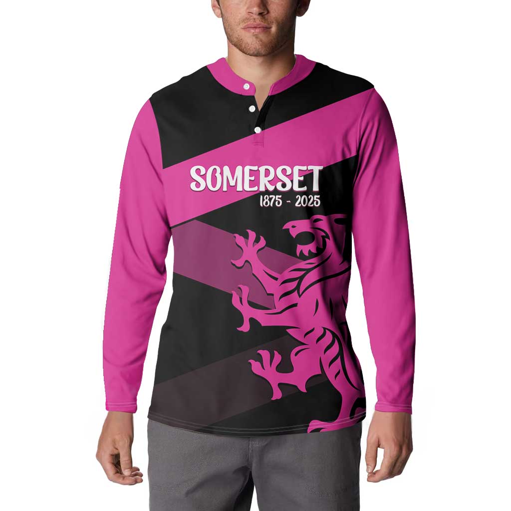 Custom Somerset Cricket Button Sweatshirt 150 Years of Anniversary - Wonder Print Shop