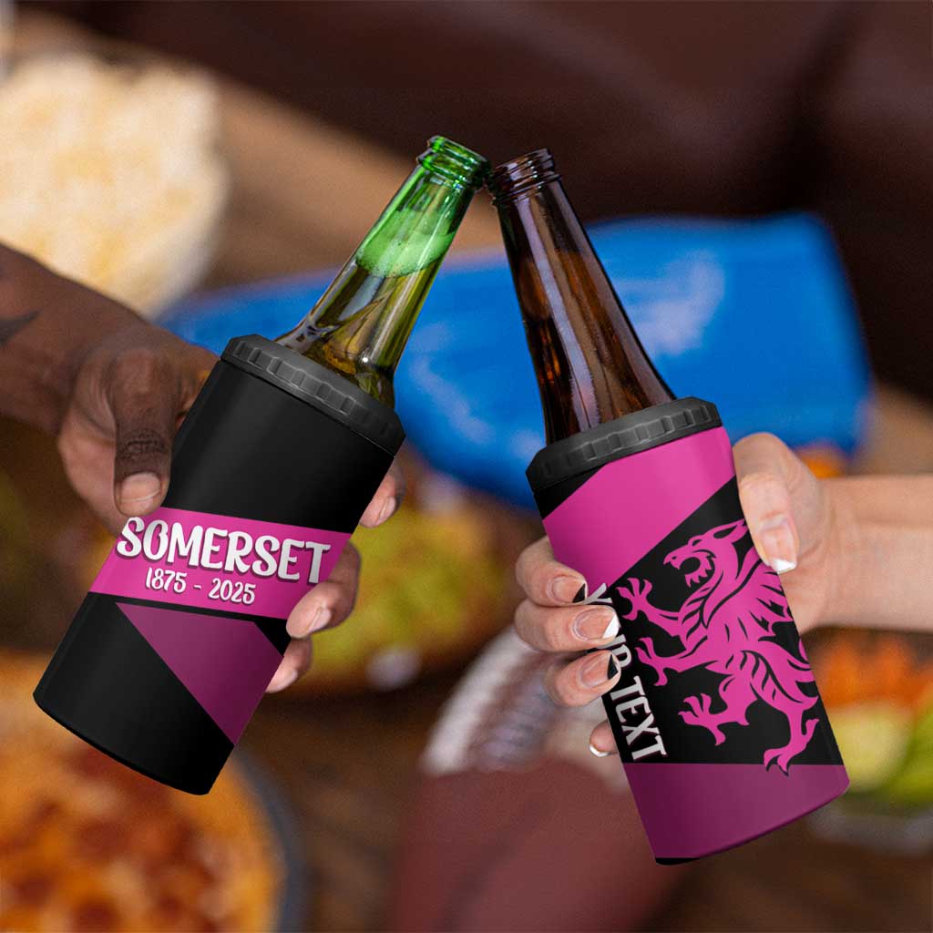 Custom Somerset Cricket 4 in 1 Can Cooler Tumbler 150 Years of Anniversary - Wonder Print Shop