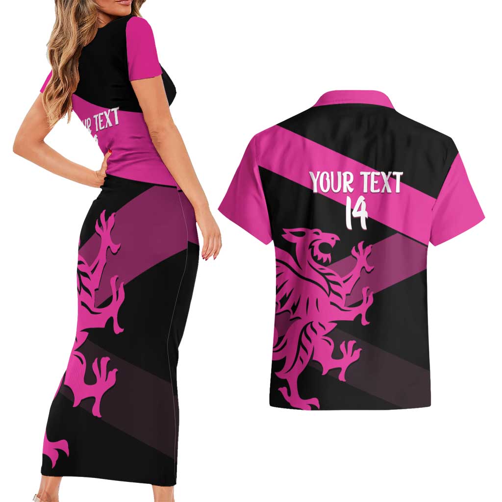 Custom Somerset Cricket Couples Matching Short Sleeve Bodycon Dress and Hawaiian Shirt 150 Years of Anniversary - Wonder Print Shop