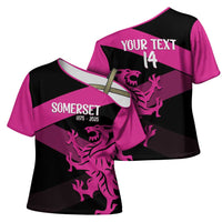 Custom Somerset Cricket Cross Shoulder Shirt 150 Years of Anniversary - Wonder Print Shop