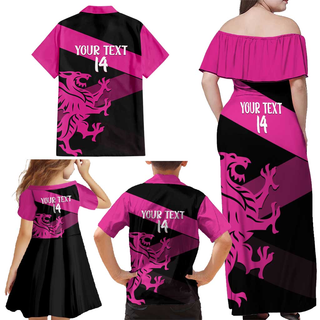 Custom Somerset Cricket Family Matching Off Shoulder Maxi Dress and Hawaiian Shirt 150 Years of Anniversary - Wonder Print Shop