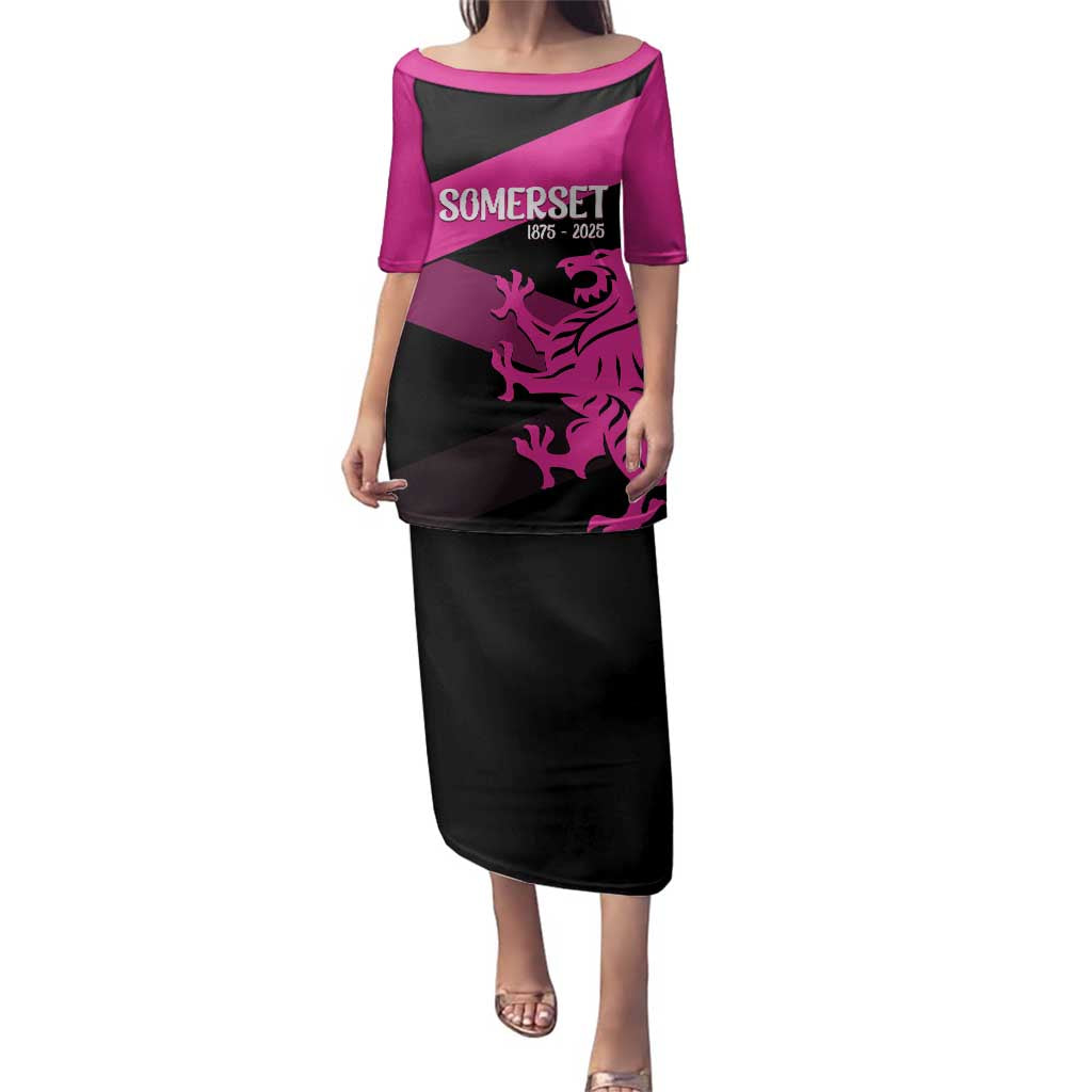 Custom Somerset Cricket Family Matching Puletasi and Hawaiian Shirt 150 Years of Anniversary - Wonder Print Shop