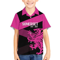 Custom Somerset Cricket Family Matching Summer Maxi Dress and Hawaiian Shirt 150 Years of Anniversary - Wonder Print Shop