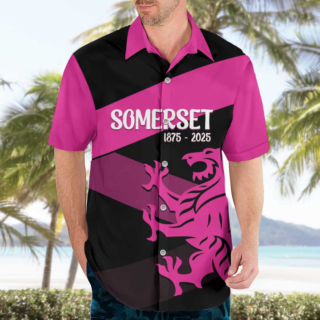 Custom Somerset Cricket Hawaiian Shirt 150 Years of Anniversary - Wonder Print Shop