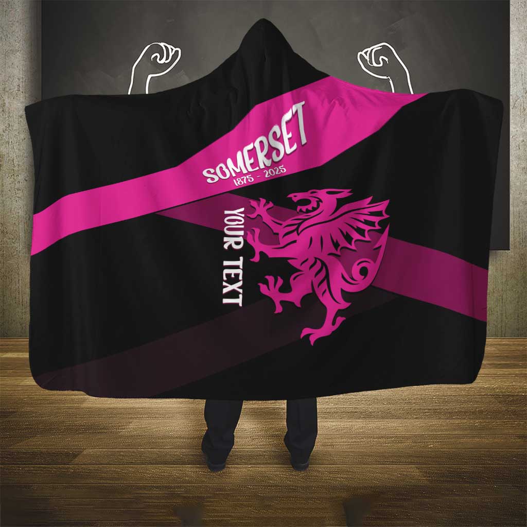 Custom Somerset Cricket Hooded Blanket 150 Years of Anniversary - Wonder Print Shop