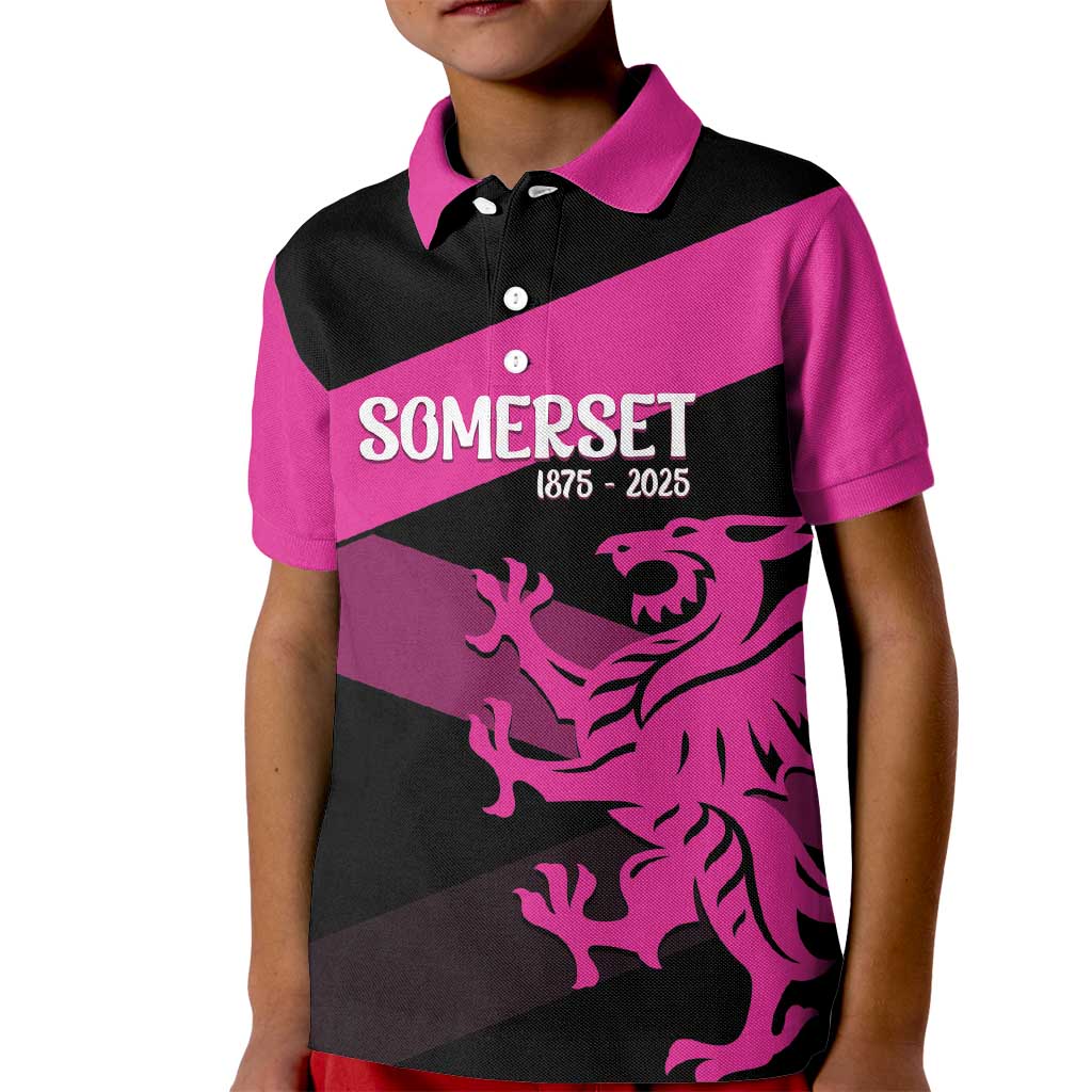 Custom Somerset Cricket Kid Polo Shirt 150 Years of Anniversary - Wonder Print Shop