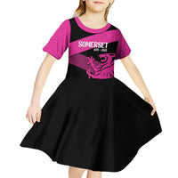 Custom Somerset Cricket Kid Short Sleeve Dress 150 Years of Anniversary - Wonder Print Shop