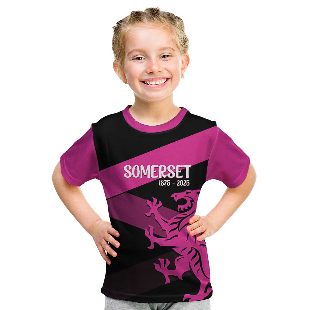 Custom Somerset Cricket Kid T Shirt 150 Years of Anniversary - Wonder Print Shop