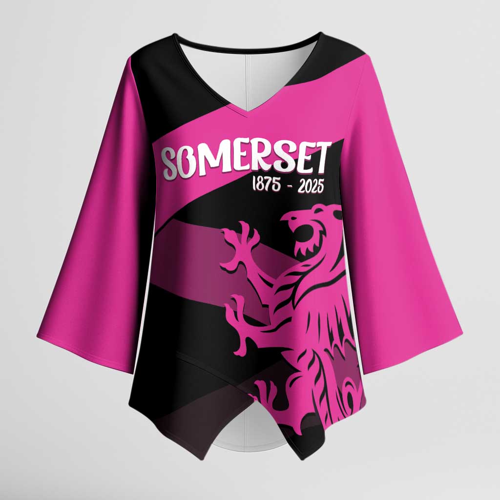 Custom Somerset Cricket Kimono Sleeve Blouse 150 Years of Anniversary - Wonder Print Shop