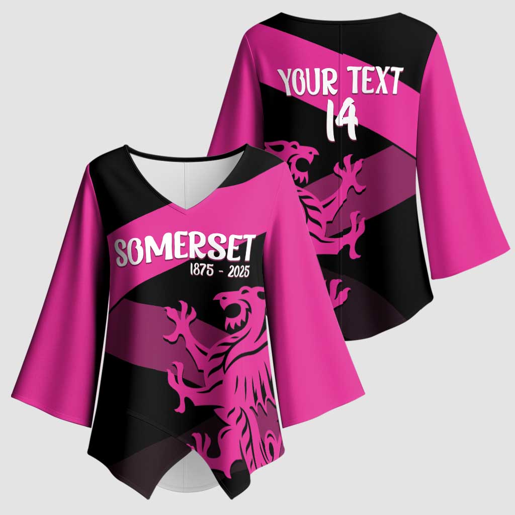 Custom Somerset Cricket Kimono Sleeve Blouse 150 Years of Anniversary - Wonder Print Shop