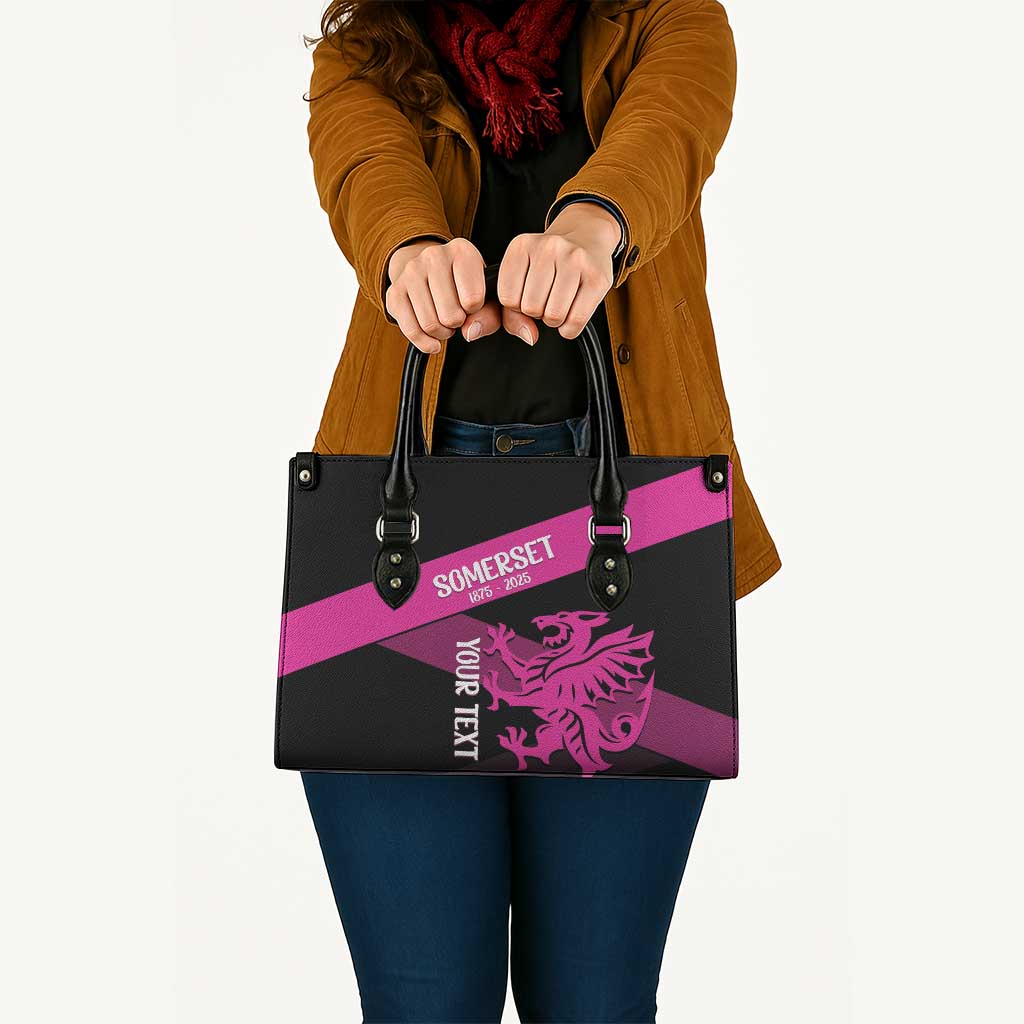 Custom Somerset Cricket Leather Bag 150 Years of Anniversary - Wonder Print Shop