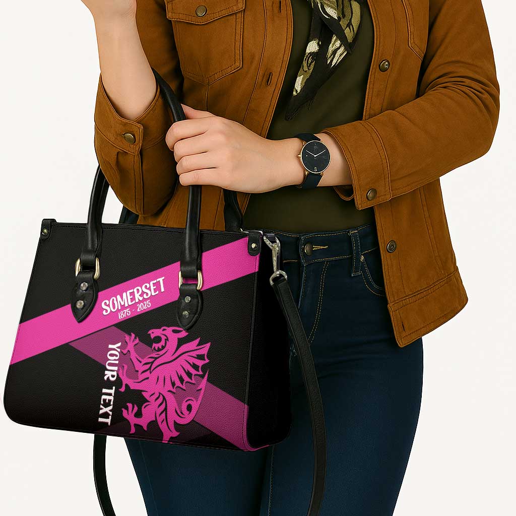 Custom Somerset Cricket Leather Bag 150 Years of Anniversary - Wonder Print Shop