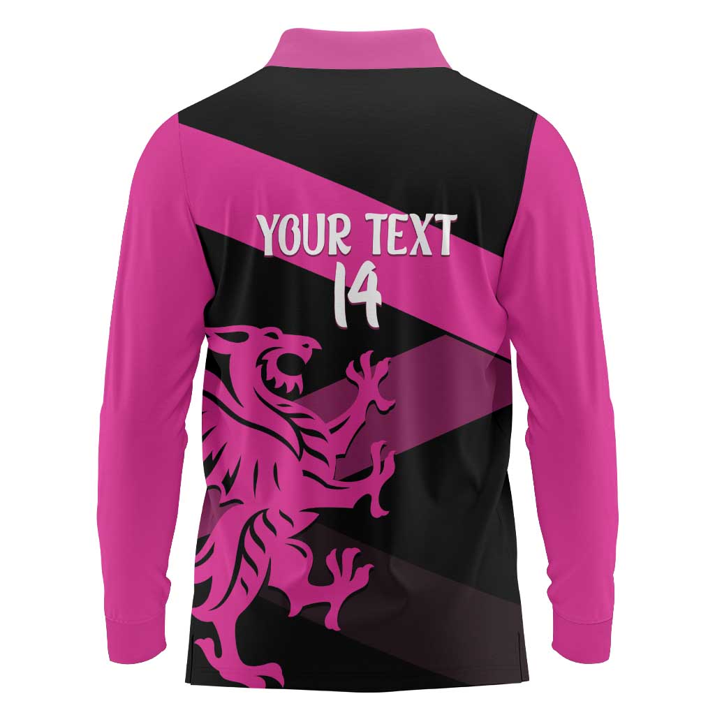 Custom Somerset Cricket Long Sleeve Polo Shirt 150 Years of Anniversary - Wonder Print Shop