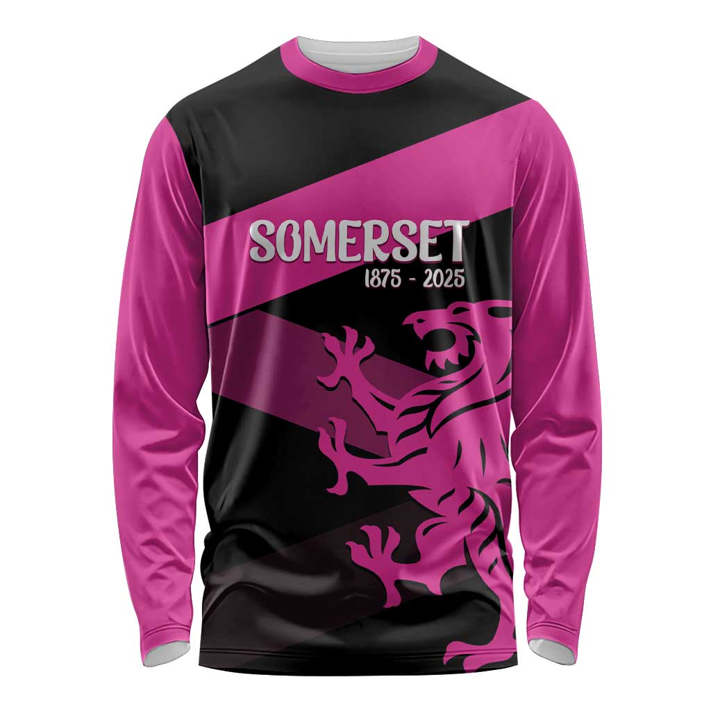 Custom Somerset Cricket Long Sleeve Shirt 150 Years of Anniversary - Wonder Print Shop