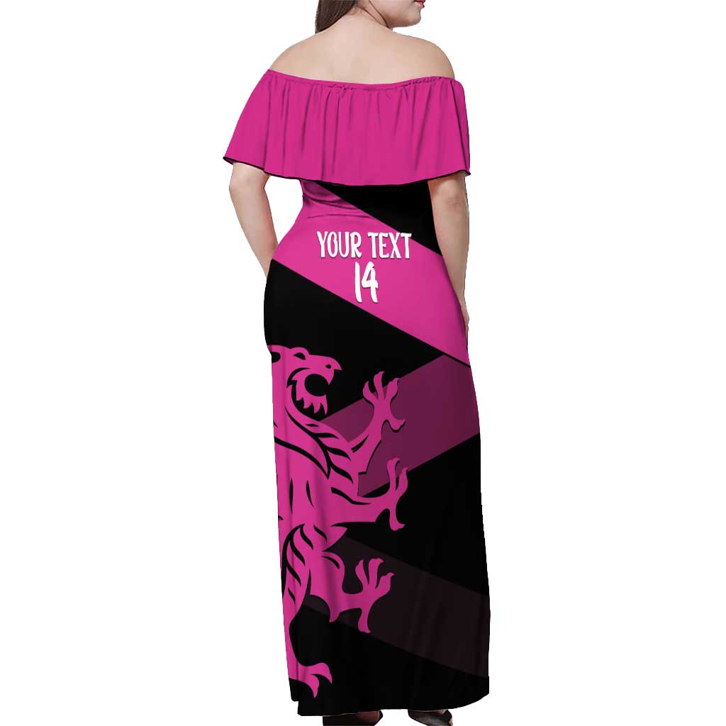 Custom Somerset Cricket Off Shoulder Maxi Dress 150 Years of Anniversary - Wonder Print Shop