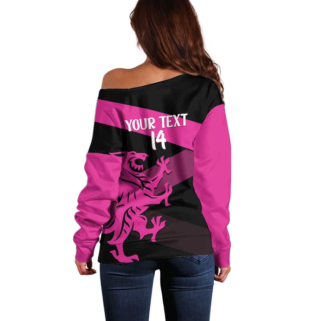 Custom Somerset Cricket Off Shoulder Sweater 150 Years of Anniversary - Wonder Print Shop