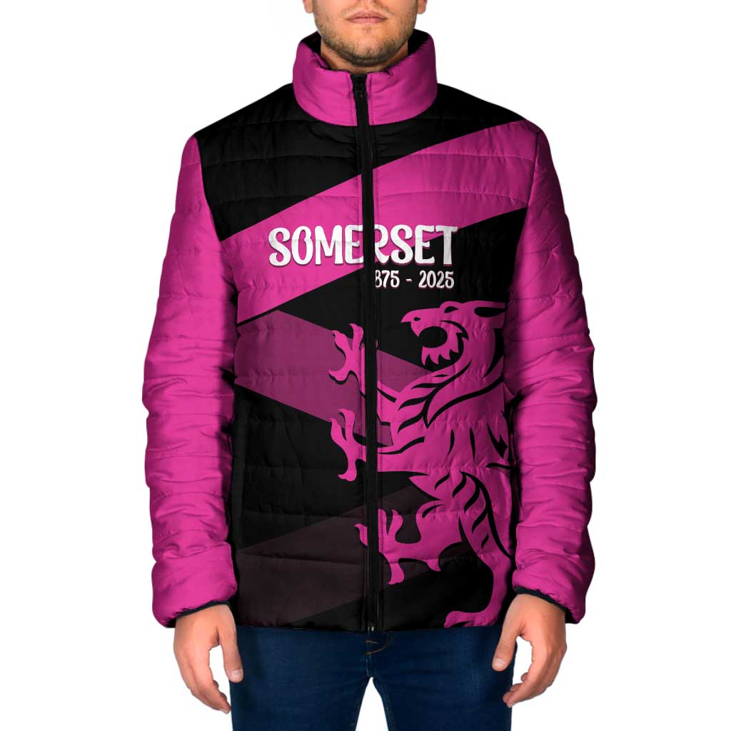 Custom Somerset Cricket Padded Jacket 150 Years of Anniversary - Wonder Print Shop