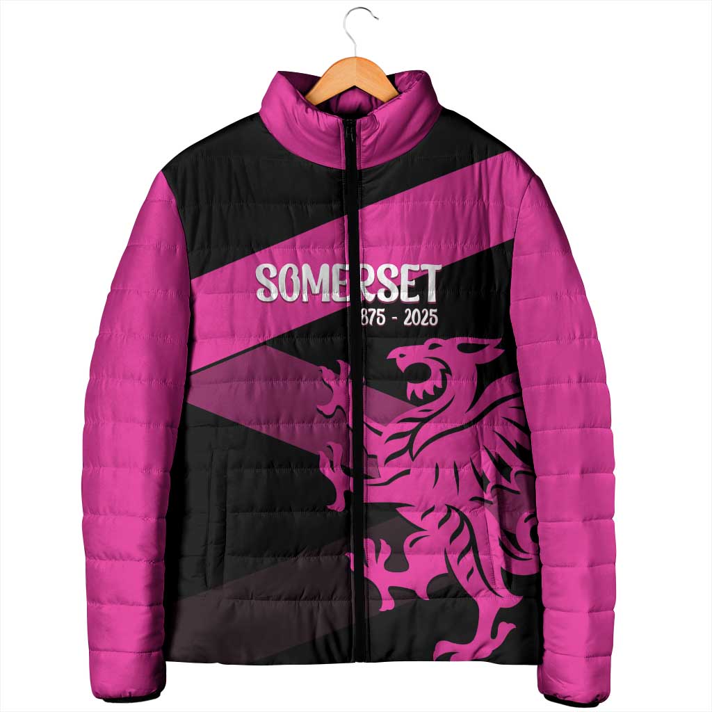 Custom Somerset Cricket Padded Jacket 150 Years of Anniversary - Wonder Print Shop