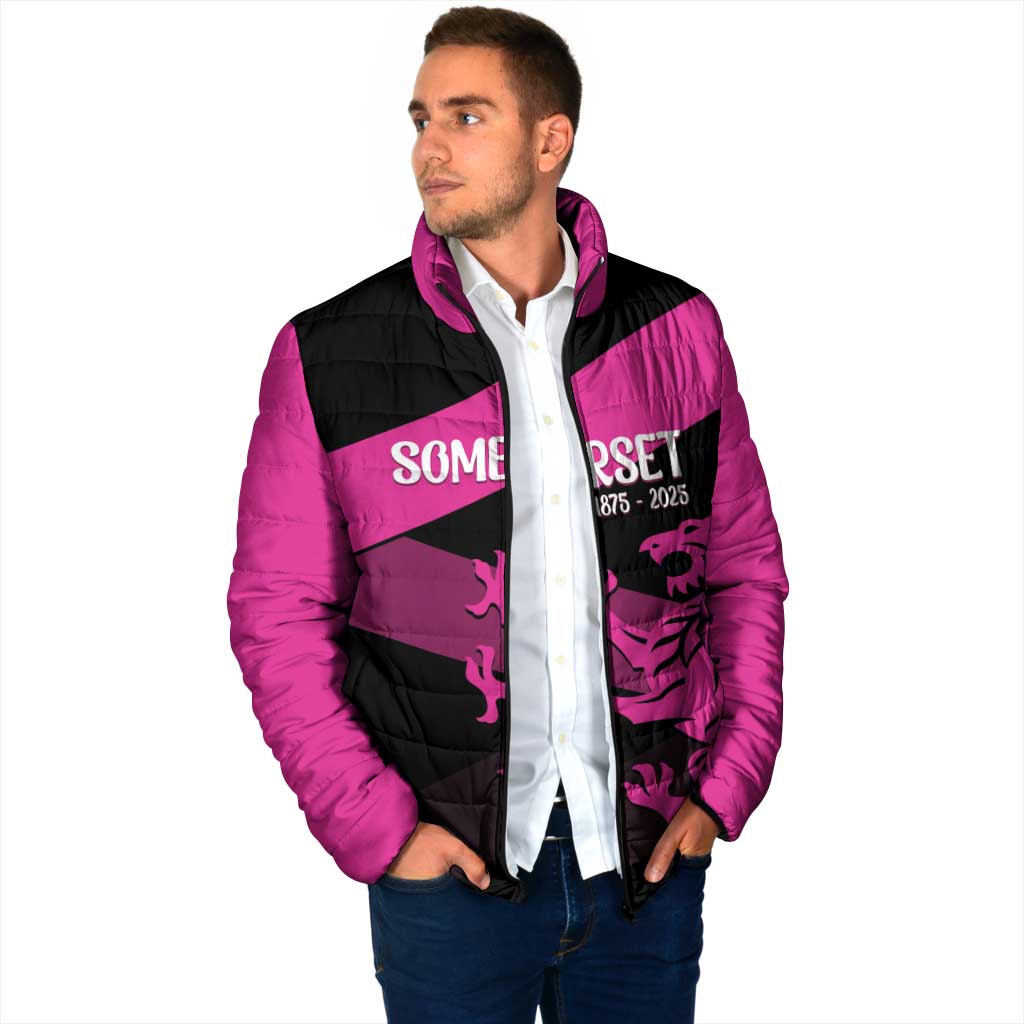 Custom Somerset Cricket Padded Jacket 150 Years of Anniversary - Wonder Print Shop