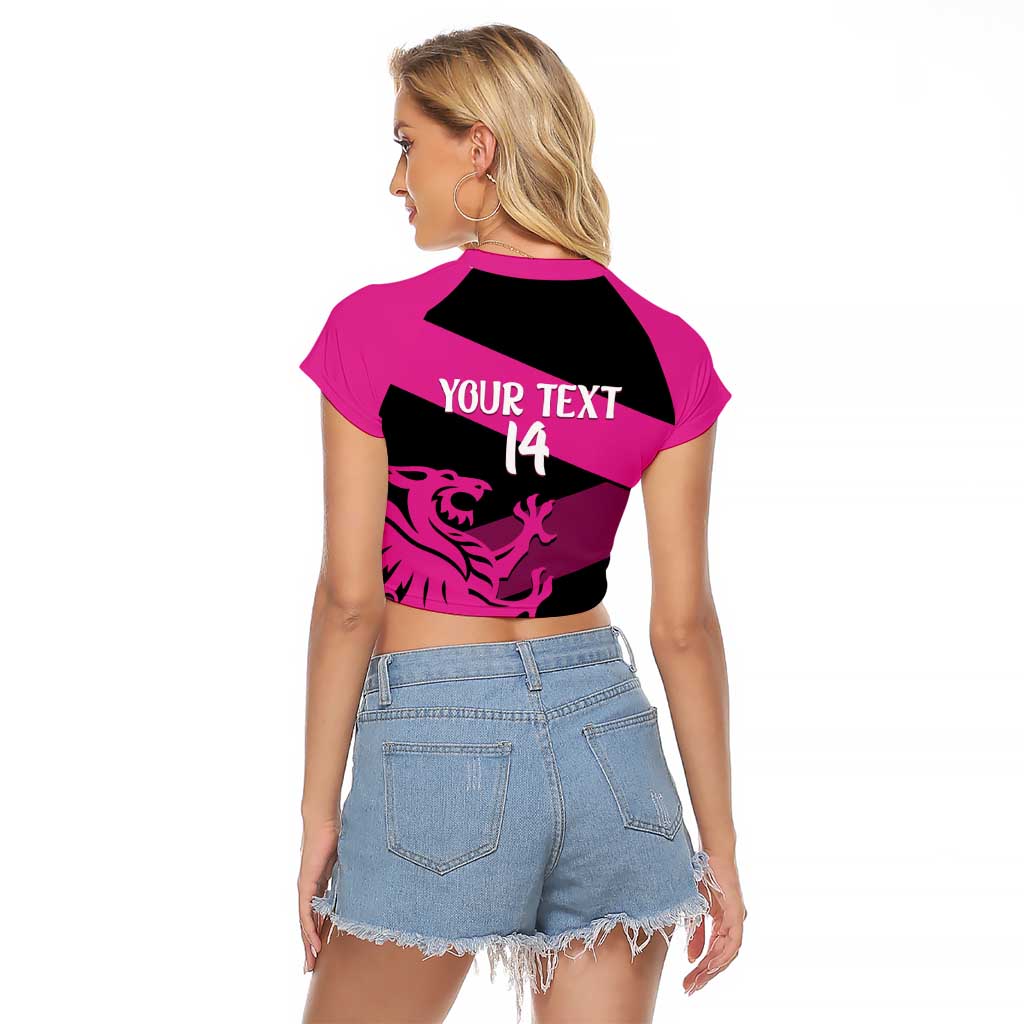 Custom Somerset Cricket Raglan Cropped T Shirt 150 Years of Anniversary - Wonder Print Shop