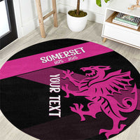 Custom Somerset Cricket Round Carpet 150 Years of Anniversary - Wonder Print Shop