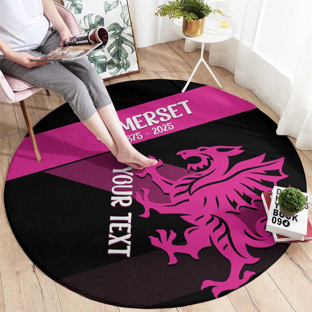 Custom Somerset Cricket Round Carpet 150 Years of Anniversary - Wonder Print Shop
