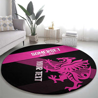 Custom Somerset Cricket Round Carpet 150 Years of Anniversary - Wonder Print Shop