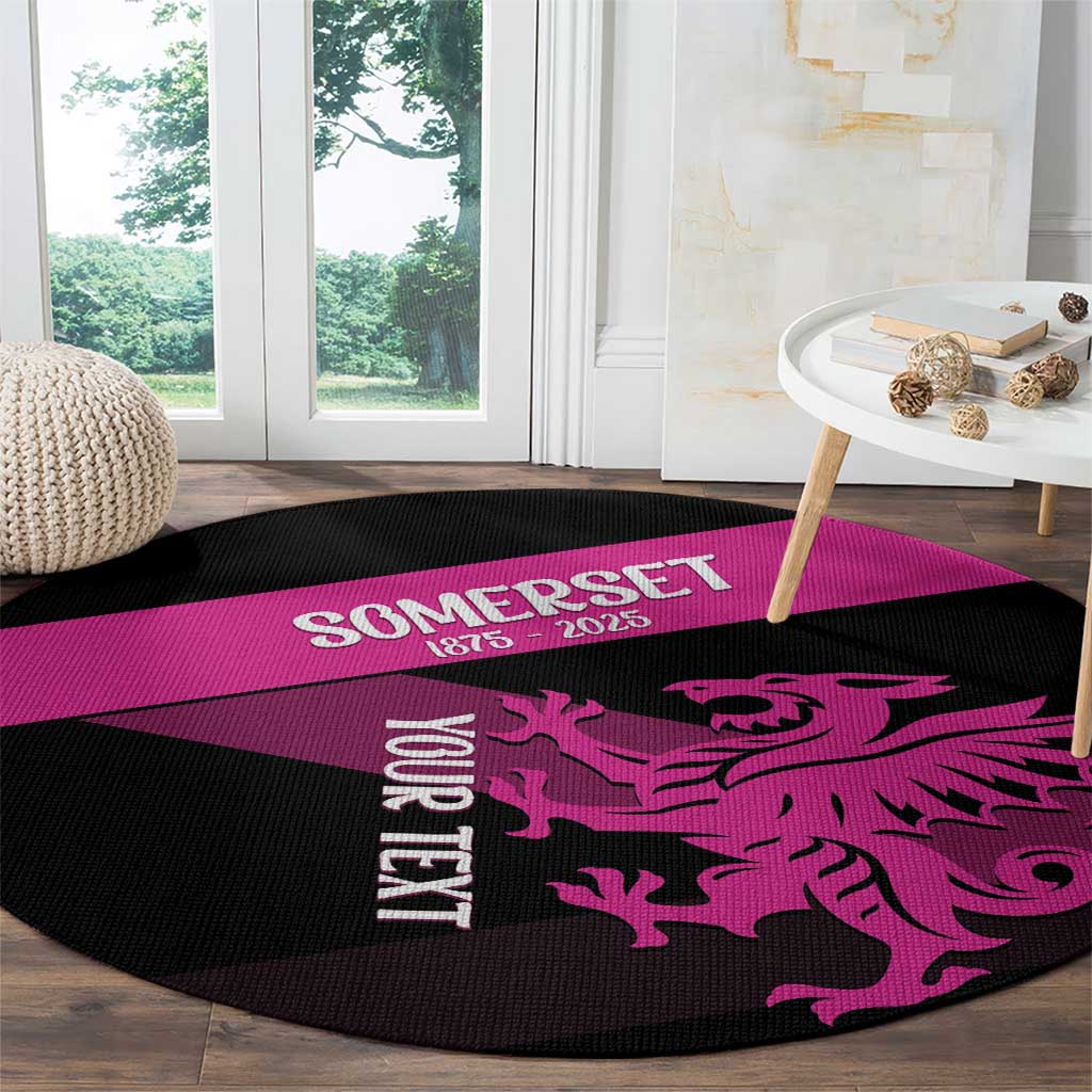 Custom Somerset Cricket Round Carpet 150 Years of Anniversary - Wonder Print Shop