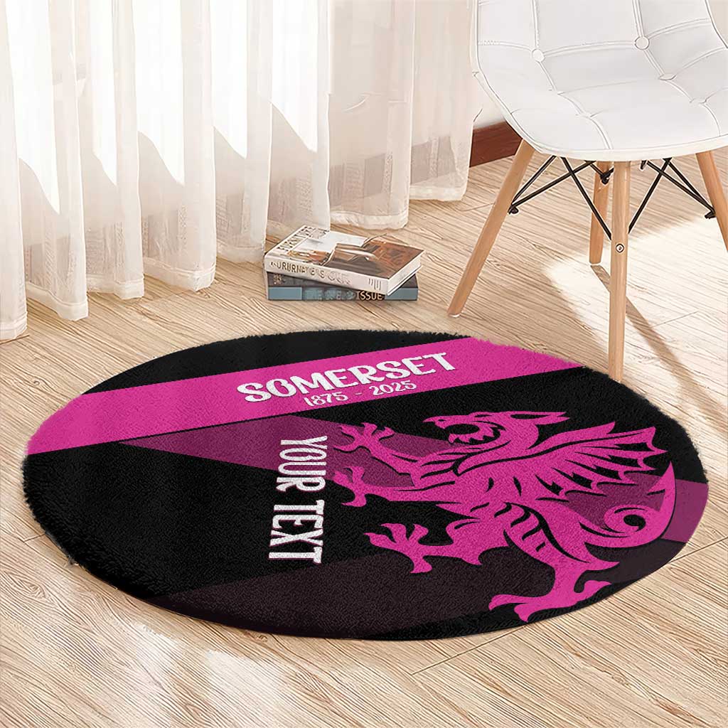 Custom Somerset Cricket Round Carpet 150 Years of Anniversary - Wonder Print Shop