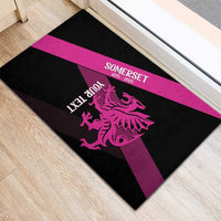 Custom Somerset Cricket Rubber Doormat 150 Years of Anniversary - Wonder Print Shop