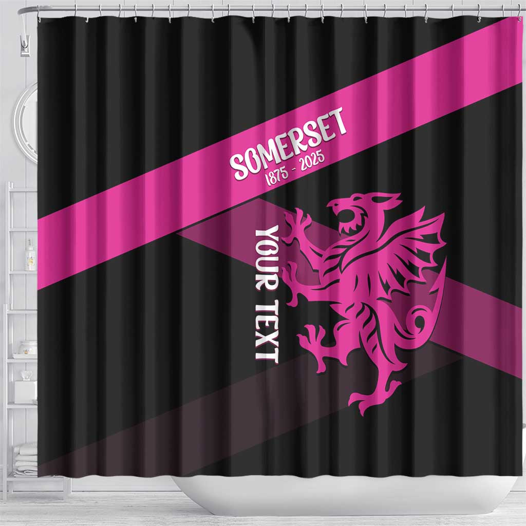 Custom Somerset Cricket Shower Curtain 150 Years of Anniversary - Wonder Print Shop