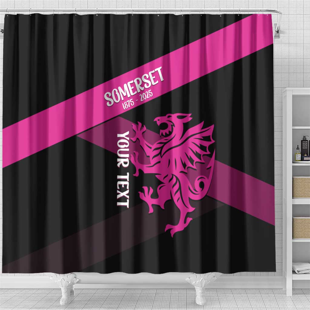 Custom Somerset Cricket Shower Curtain 150 Years of Anniversary - Wonder Print Shop