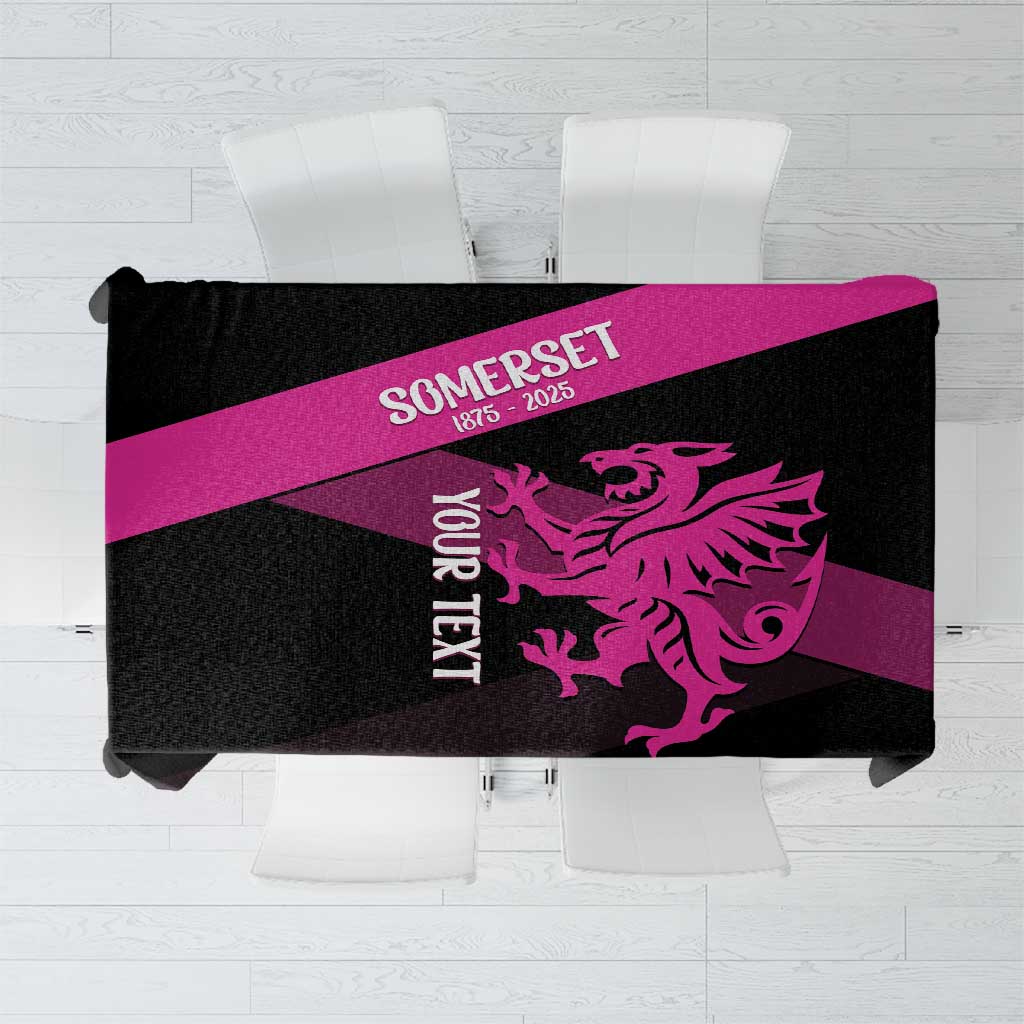 Custom Somerset Cricket Tablecloth 150 Years of Anniversary - Wonder Print Shop