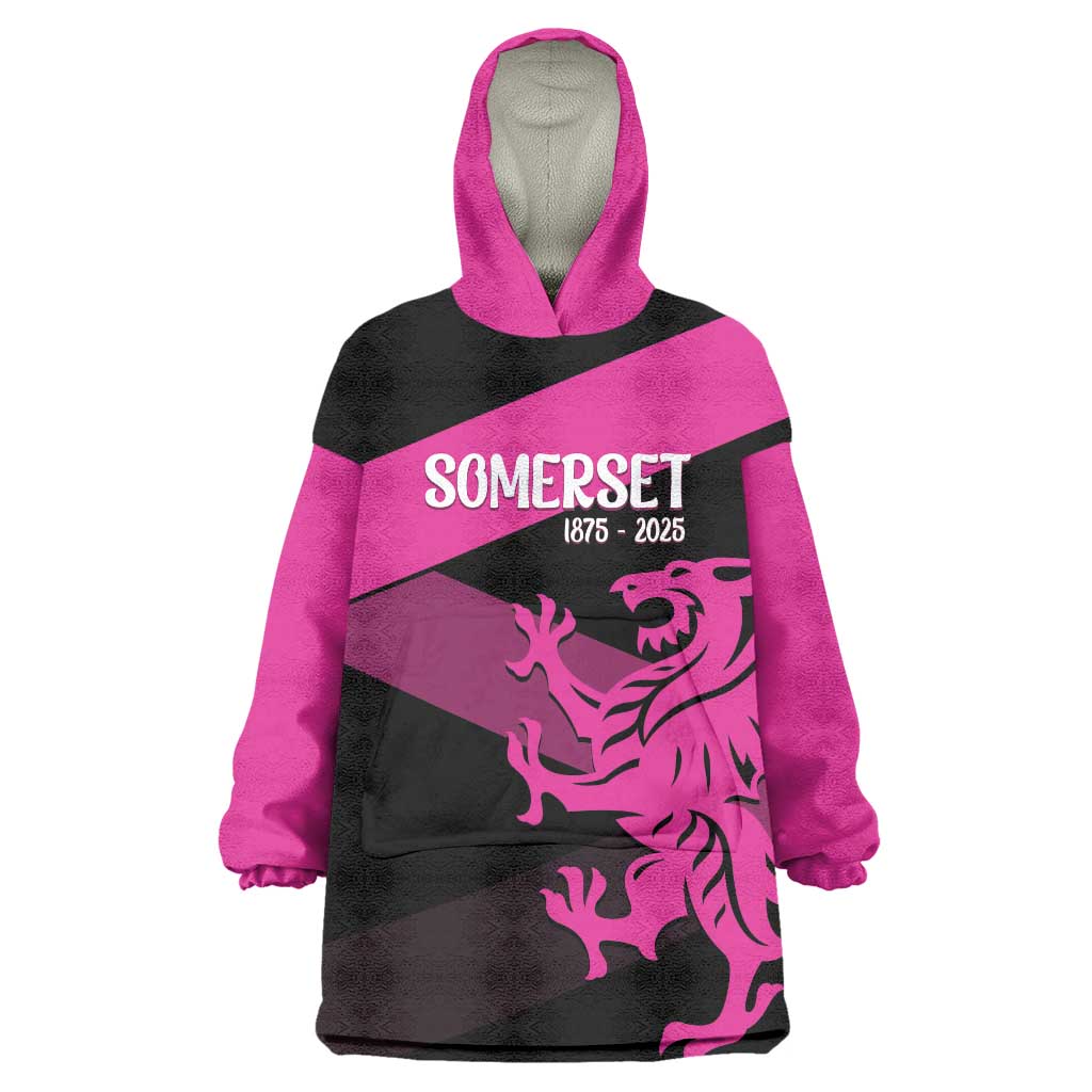 Custom Somerset Cricket Wearable Blanket Hoodie 150 Years of Anniversary - Wonder Print Shop