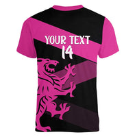 Custom Somerset Cricket Women V-Neck T-Shirt 150 Years of Anniversary - Wonder Print Shop