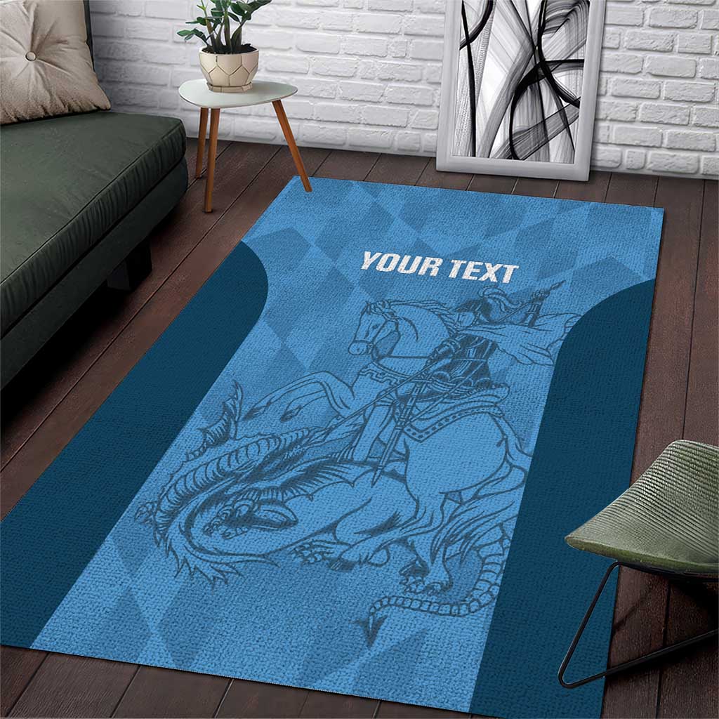 Custom St. Georges Cricket Area Rug Go Champions Sporty Style - Wonder Print Shop