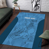 Custom St. Georges Cricket Area Rug Go Champions Sporty Style - Wonder Print Shop