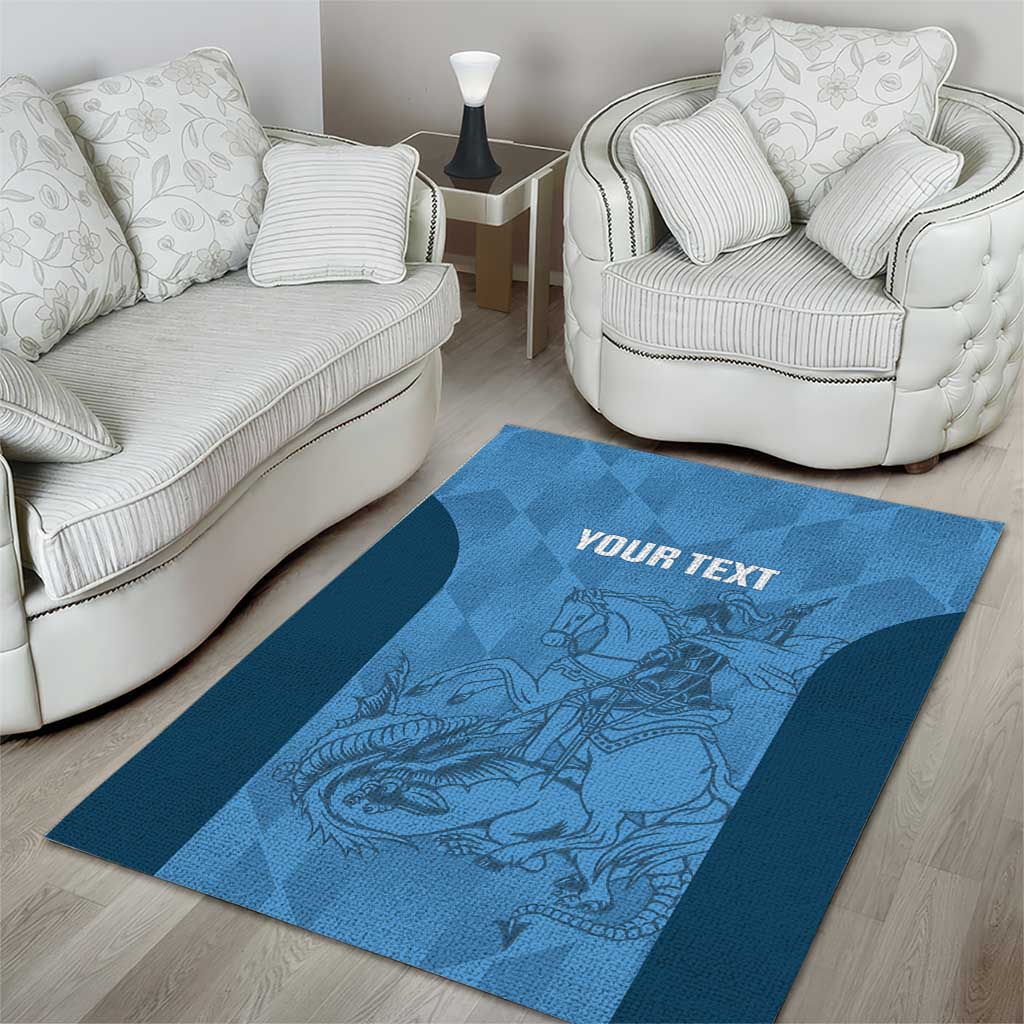 Custom St. Georges Cricket Area Rug Go Champions Sporty Style - Wonder Print Shop