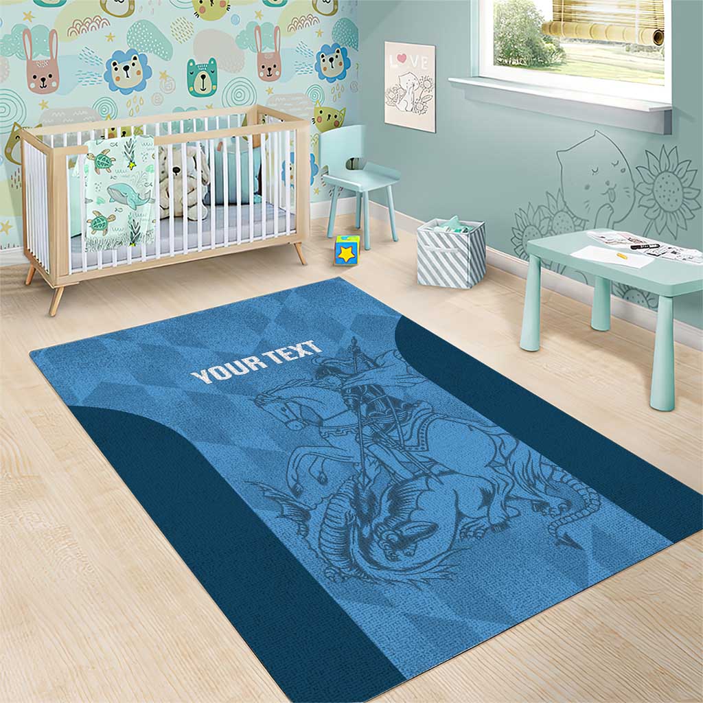 Custom St. Georges Cricket Area Rug Go Champions Sporty Style - Wonder Print Shop