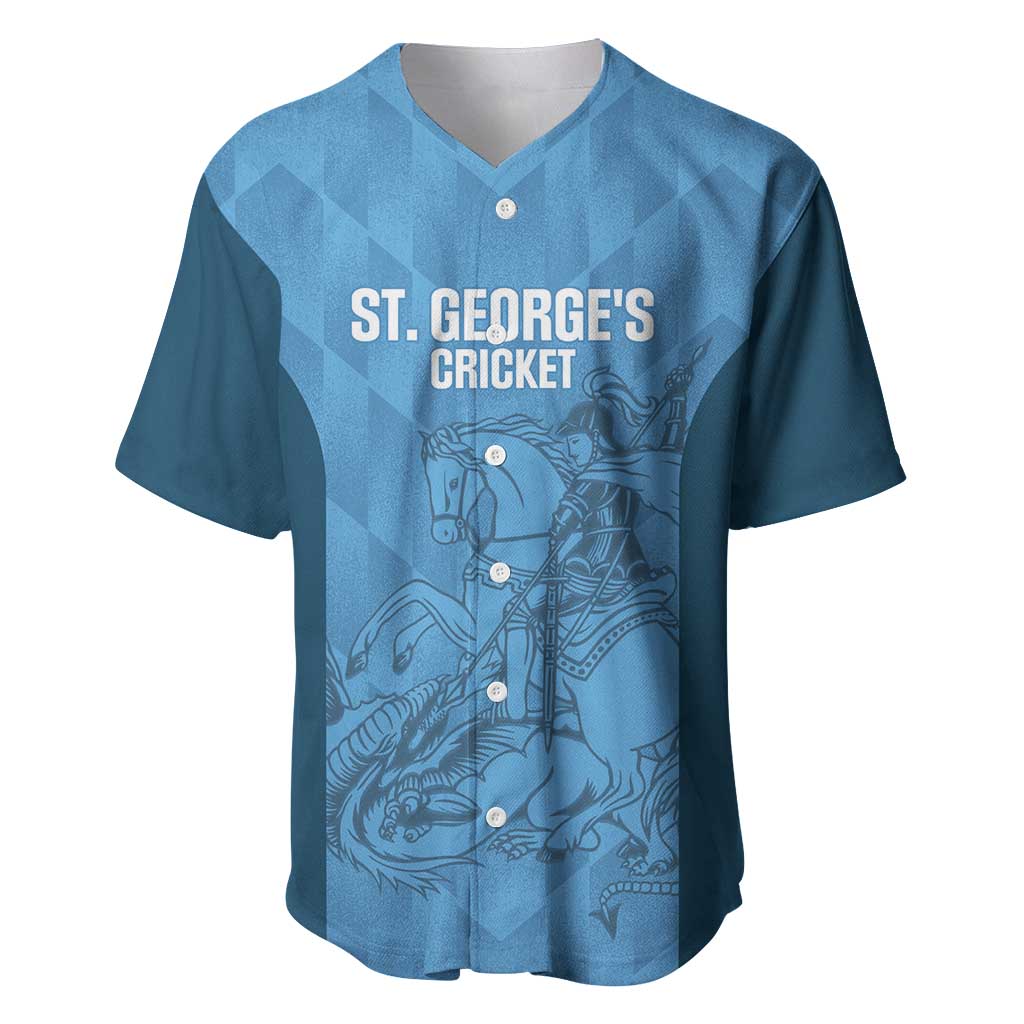 Custom St. Georges Cricket Baseball Jersey Go Champions Sporty Style - Wonder Print Shop