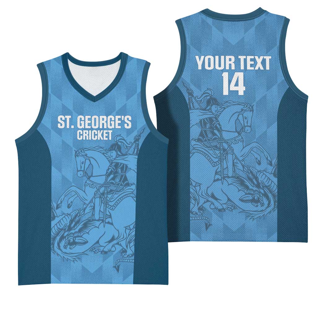 Custom St. Georges Cricket Basketball Jersey Go Champions Sporty Style - Wonder Print Shop